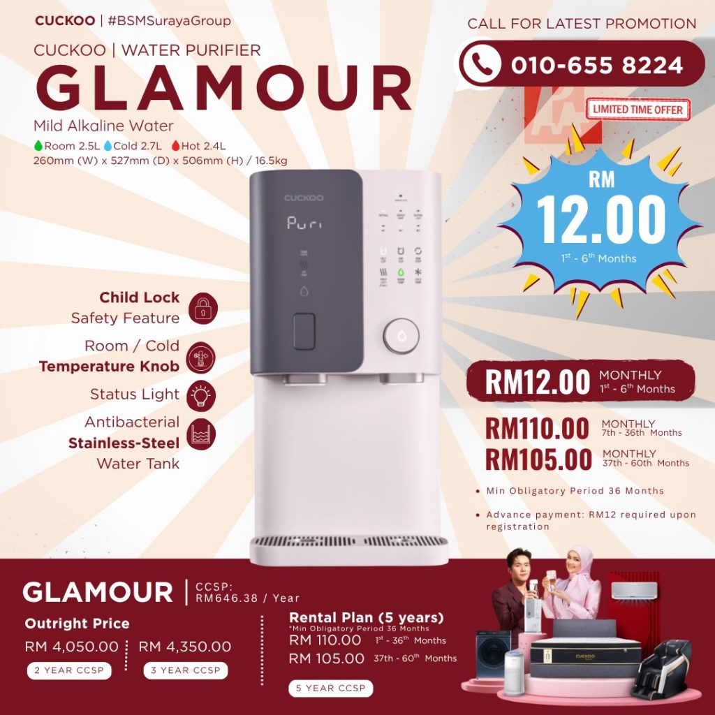 Cuckoo Glamour Water Purifier Malaysia