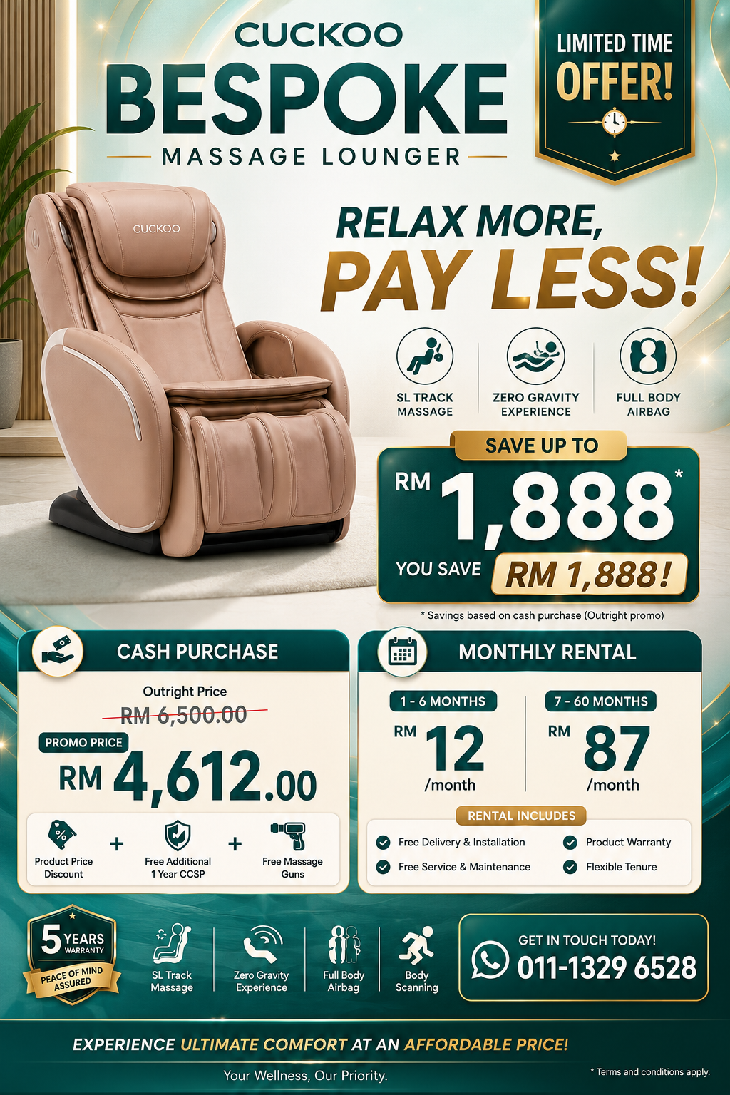 cuckoo-massage-lounger